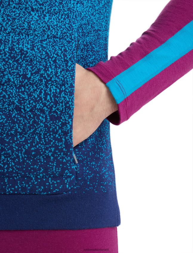 הַלבָּשָׁה Icebreaker zoneknit מרינו אפוד מבודד לעומק גיא כחול/צי מלכותי גברים 42N8VN240