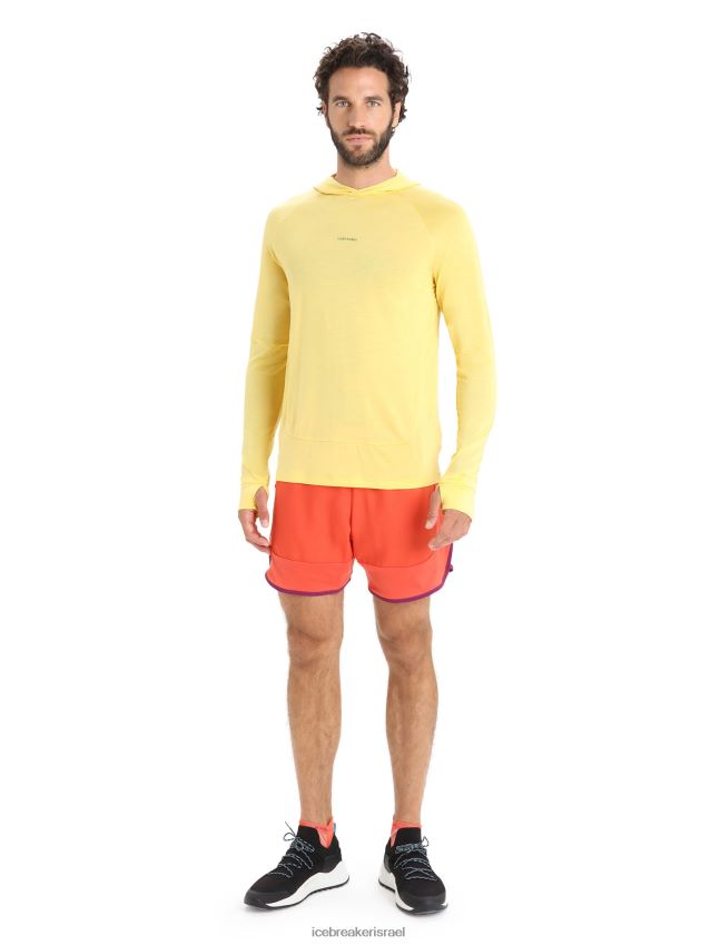 הַלבָּשָׁה Icebreaker מכנסי מרינו קצרים zoneknit אברש אדמה תוסס/גו ברי גברים 42N8VN250