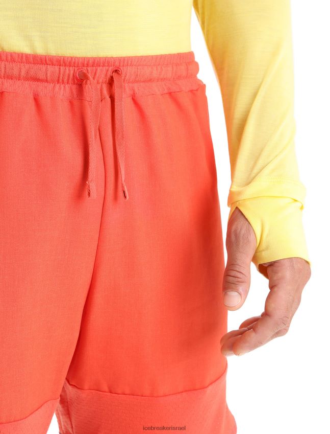 הַלבָּשָׁה Icebreaker מכנסי מרינו קצרים zoneknit אברש אדמה תוסס/גו ברי גברים 42N8VN250