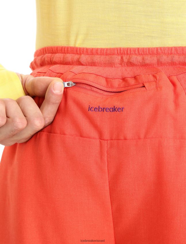 הַלבָּשָׁה Icebreaker מכנסי מרינו קצרים zoneknit אברש אדמה תוסס/גו ברי גברים 42N8VN250