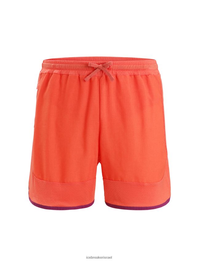 הַלבָּשָׁה Icebreaker מכנסי מרינו קצרים zoneknit אברש אדמה תוסס/גו ברי גברים 42N8VN250