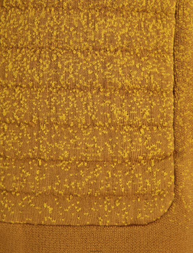 הַלבָּשָׁה Icebreaker zoneknit מרינו קפוצ'ון עם שרוולים ארוכים מבודד לעומק ציפורן/זהב שקט גברים 42N8VN404