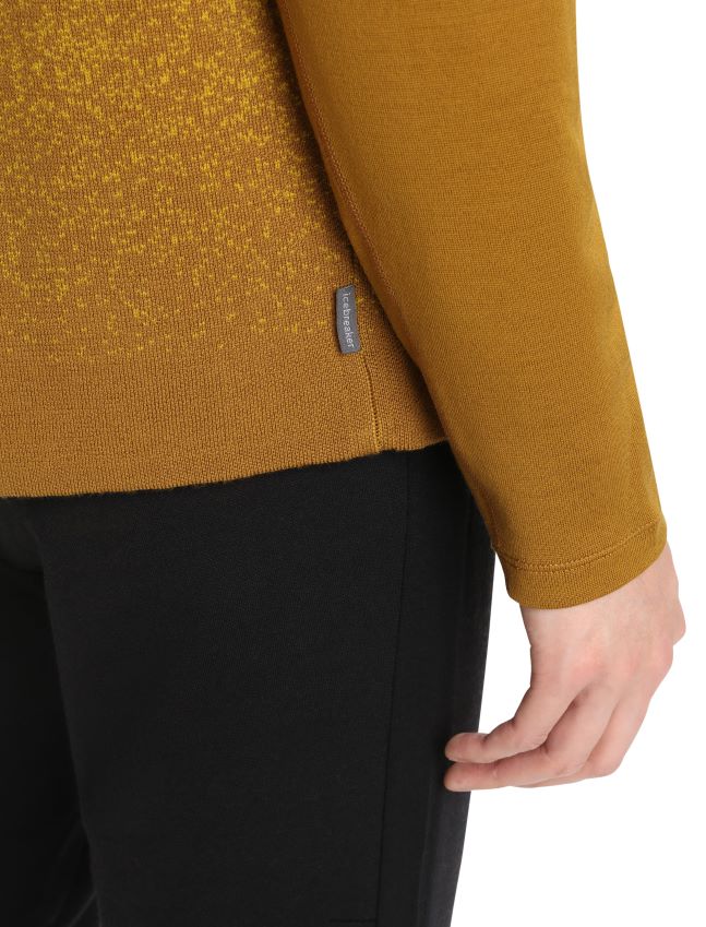 הַלבָּשָׁה Icebreaker zoneknit מרינו אפוד מבודד לעומק ציפורן/זהב שקט גברים 42N8VN406