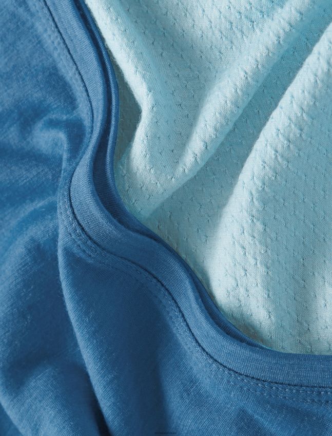 הַלבָּשָׁה Icebreaker מיכל מרינו zoneknit אזול/אובך גברים 42N8VN490