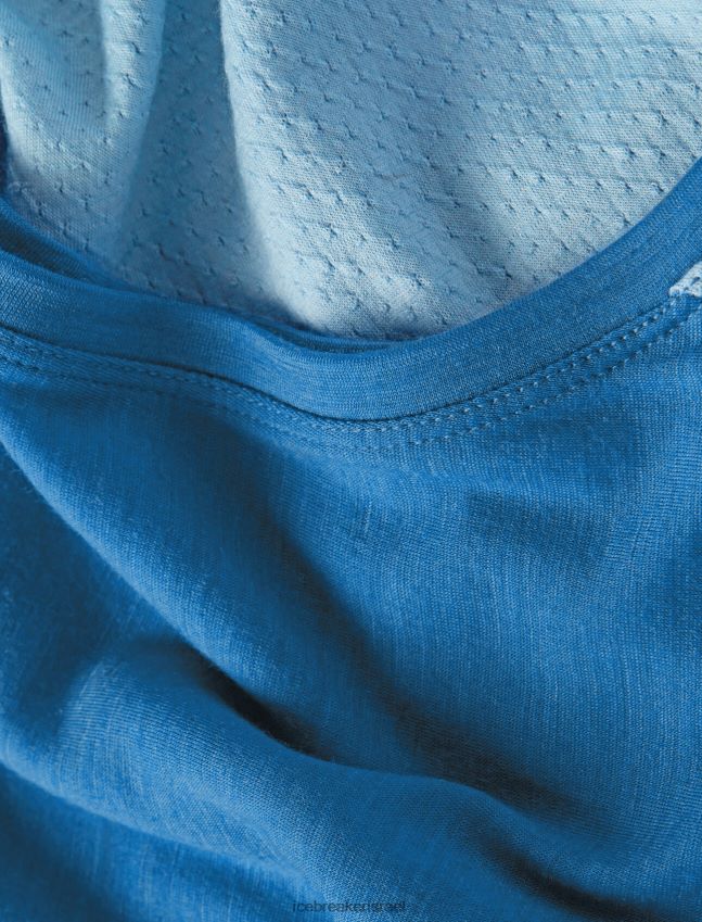 הַלבָּשָׁה Icebreaker מיכל מרינו zoneknit אזול/אובך גברים 42N8VN490