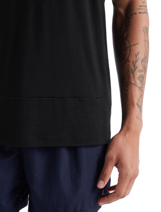 הַלבָּשָׁה Icebreaker מיכל מרינו zoneknit שָׁחוֹר גברים 42N8VN491