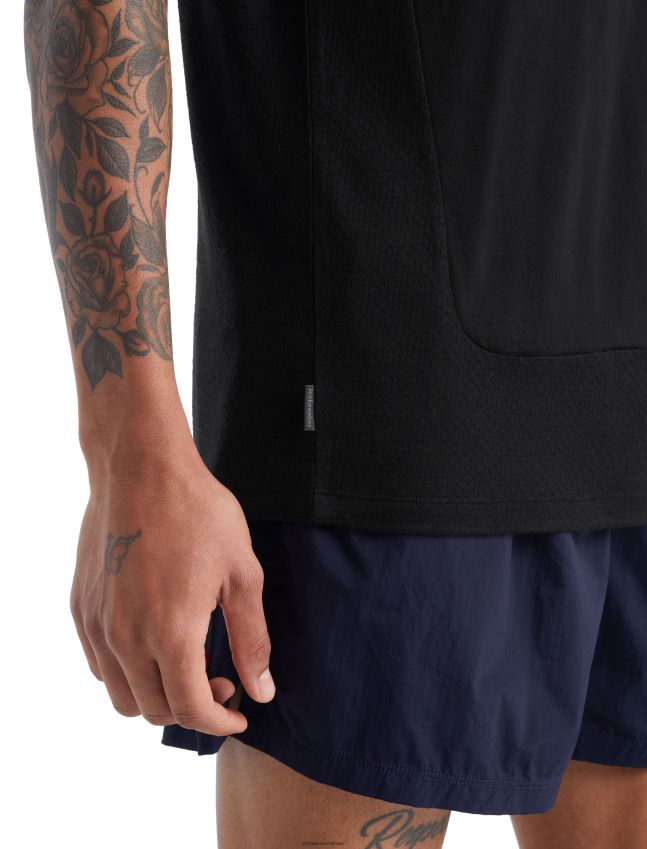 הַלבָּשָׁה Icebreaker מיכל מרינו zoneknit שָׁחוֹר גברים 42N8VN491