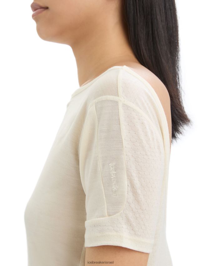 הַלבָּשָׁה Icebreaker zoneknit מרינו חולצת טריקו עם שרוולים קצרים גִיר נשים 42N8VN667