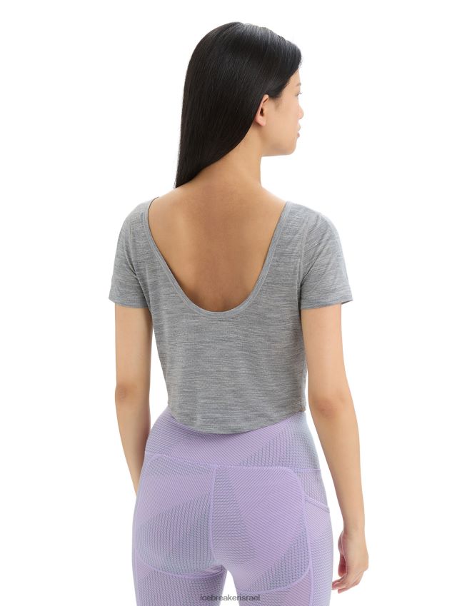 הַלבָּשָׁה Icebreaker zoneknit מרינו חולצת טריקו עם שרוולים קצרים מטרו אברש נשים 42N8VN669