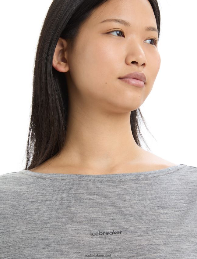 הַלבָּשָׁה Icebreaker zoneknit מרינו חולצת טריקו עם שרוולים קצרים מטרו אברש נשים 42N8VN669