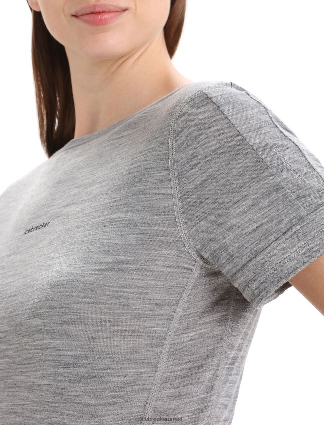 הַלבָּשָׁה Icebreaker zoneknit מרינו חולצת טריקו עם שרוולים קצרים מטרו אברש נשים 42N8VN669