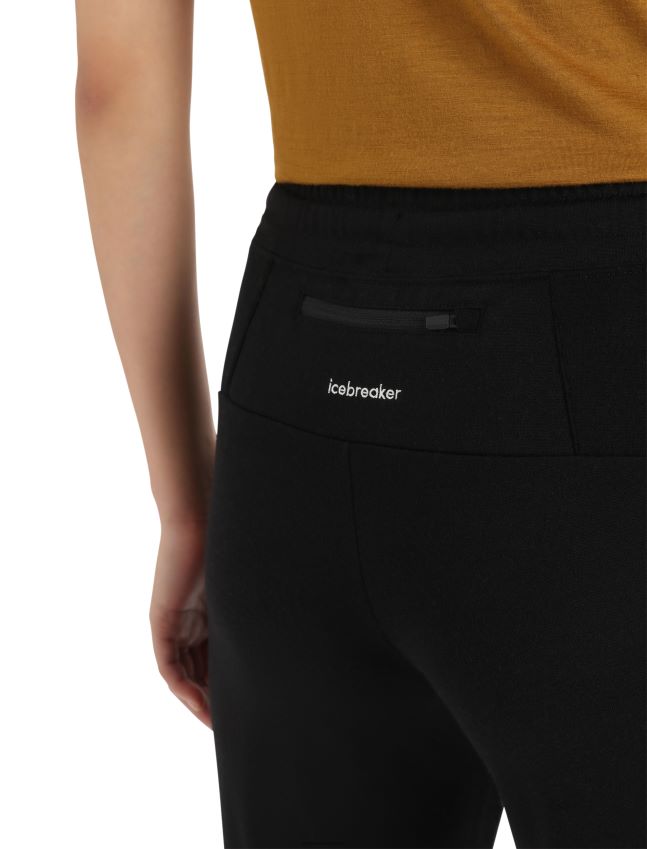 הַלבָּשָׁה Icebreaker zoneknit מרינו ג'וגר שָׁחוֹר נשים 42N8VN750