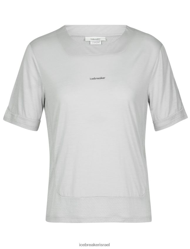 הַלבָּשָׁה Icebreaker zoneknit מרינו חולצת טריקו קופסית עם שרוולים קצרים אֶתֶר נשים 42N8VN893